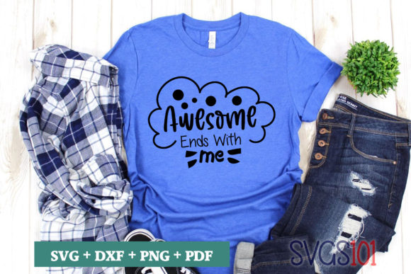 Awesome Ends with Me SVG