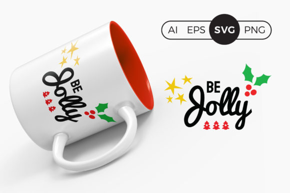 Be Jolly Christmas SVG Clipart
