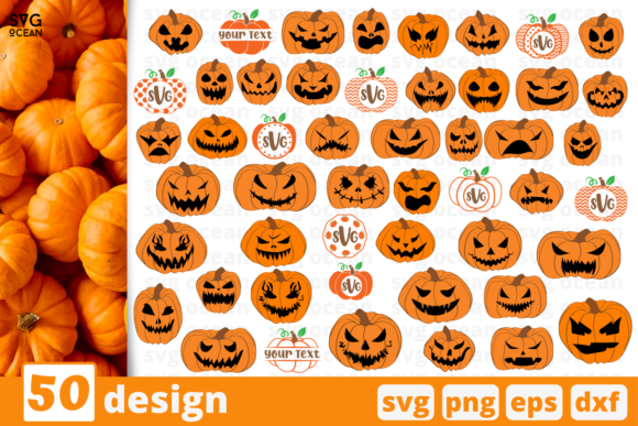 Halloween Pumpkins SVG Bundle