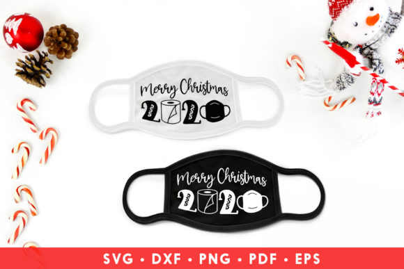 Merry Christmas 2020, Christmas Face SVG